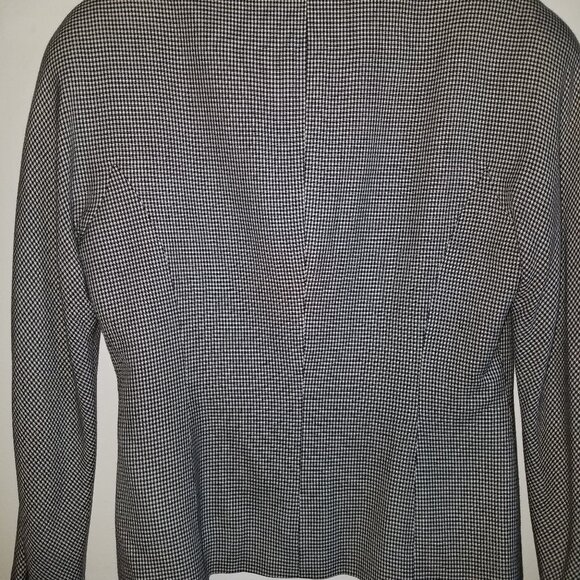 Talbots Gingham Jacket with Shoulder Pads - Picture 7 of 16